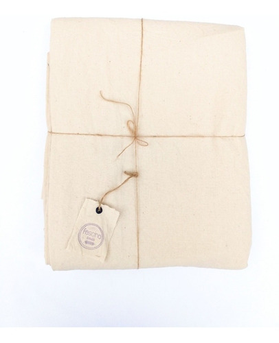 Imagen 5 de 8 de Mantel Lienzo Natural Washed Tipo Tussor 2.50 Mts