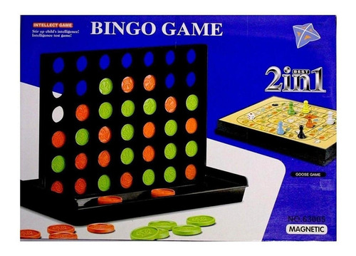 Juego Para Niños 2 En 1 Bingo Y Escaleras De Serpientes