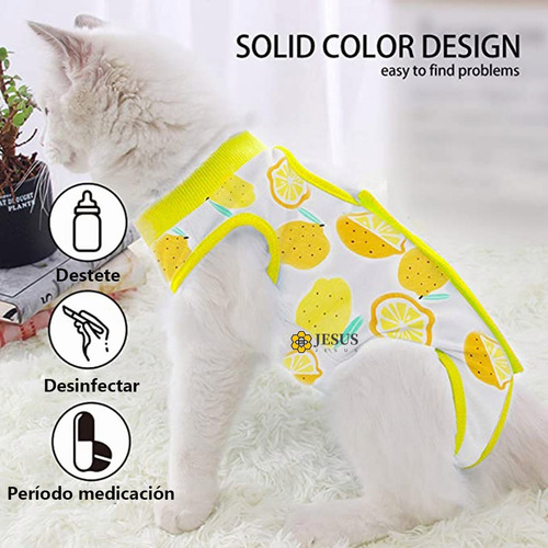 Imagen 7 de 8 de Fajas Postoperatorias Para Gato Y Perro Chaleco Mascotas