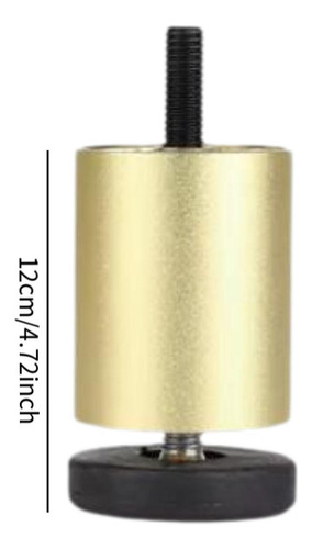 2x Muebles Ajustables Patas Reemplazo De Metal A 12 Cm Oro