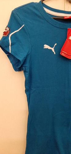 Puma Remeras Mujer Xs Entalladas Manga Corta Algodon !