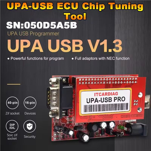 Programador De Ecu Usb Itcardiag V1.3 Upa, 350 Mb, Script 05