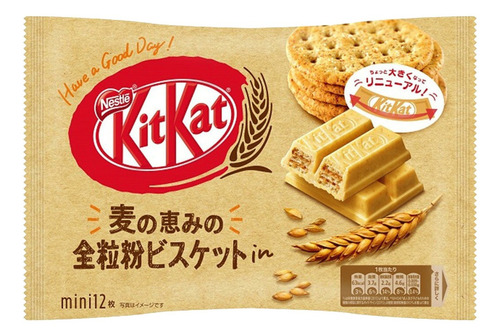 Mini Galleta Integral 9 Piezas, Kit Kat, 135.6 G