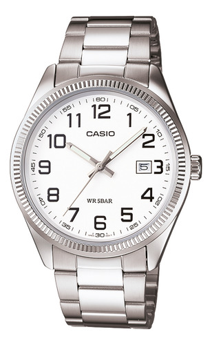 Reloj Casio Mtp-1302d-7b Acero Hombre Plateado