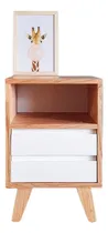 Comprar Mesa De Luz Nordico Escandinavo Retro Serus Kaona 1 Paraiso 