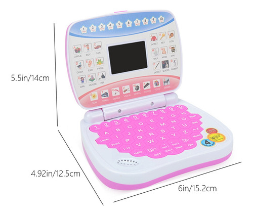 Mini Portátil Simulado De Aprendizaje Temprano Con Pantalla