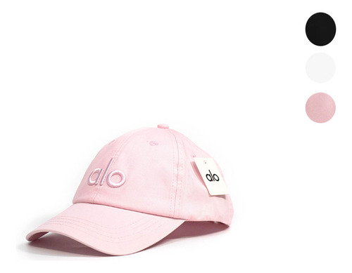 Gorra De Béisbol De Algodón Con Sólido De Color Rosa