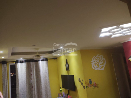 Imagem 3 de 15 de Apartamento A Venda, Parque Novo Mundo, Cond. Praças Das Américas, 03 Dormitórios, 01 Vaga, Varanda. - Cf32971