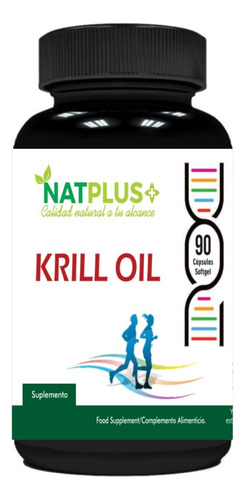 Krill Oil 90 Cápsulas Softgel (blandas) De 500mg Antioxidan Sabor Natural Np