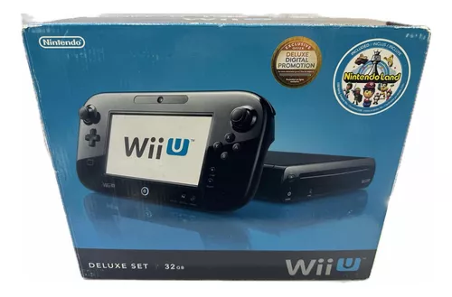 Consola Nintendo Wii U Negra 32 Gb En Caja