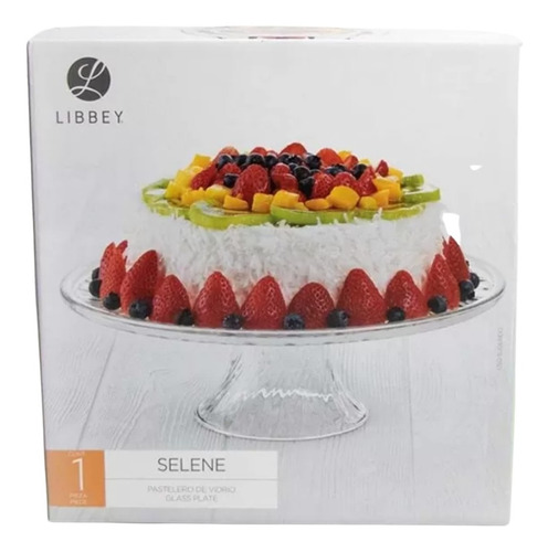 Plato Pastelero Base Para Pastel De Vidrio Vintage