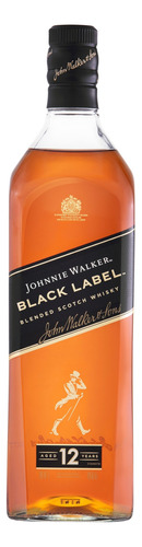 Johnnie Walker Black Label Blended Scotch Blended Scotch 12 escocês 1000 mL