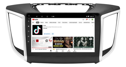 Multimidia Creta 15/22 Android 14 Carplay Gps Wifi Qled 9p