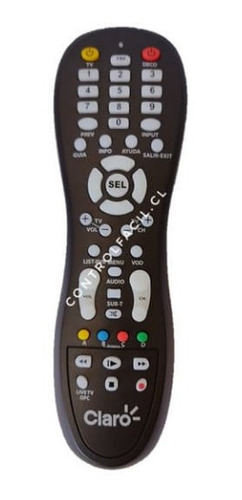 Control Remoto Original Decodificador Claro