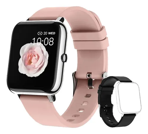 Reloj Bluetooth Smart Watch Inteligente Táctil Mujer Running Color de la  caja Plateado Color de la