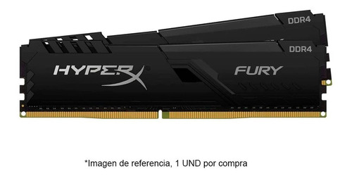 Imagen 8 de 8 de Memoria Ram Gamer Rgb 8gb Ddr4 3200 Hyperx Fury Black Pc