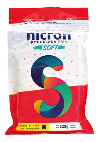 Porcelana Fría Nicron Soft Pack Por 5 Paquetes De 325 Grs