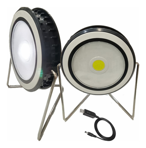 Lampara Led Solar Portátil Usb Recargable Para Camping