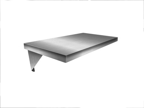 Imagem 2 de 7 de Prateleira De Parede Para Quarto Design Sofisticado Inox