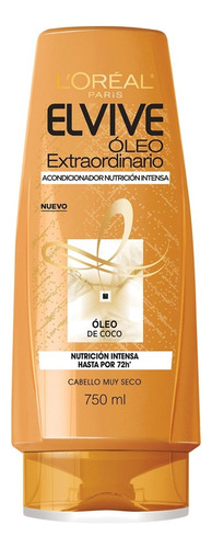 Acondicionador Nutrición Óleo Coco Elvive L'Oréal 750ml