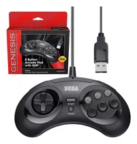 Comprar Controlador Usb Oficial De Sega Genesis De 8 Botones Retrobi