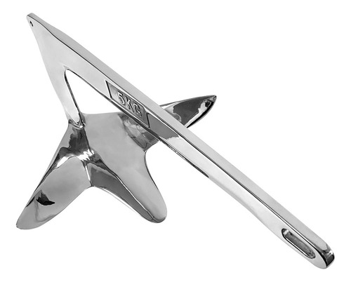 Âncora Bruce Inox Polido 5kg Barco Lancha Até 24 Pés S/solda