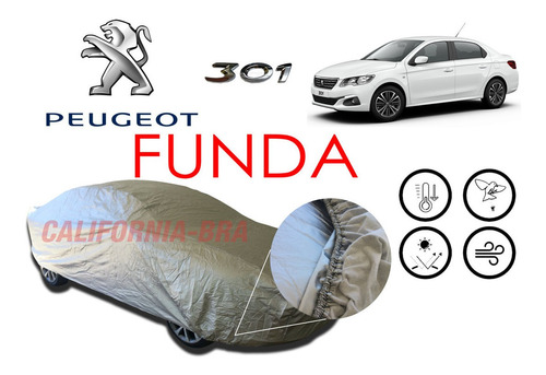 Funda Cubierta Lona Cubre Peugeot 301 2021-2022