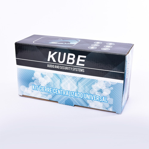 Imagen 3 de 7 de Cierre Centralizado Universal Kube 4 Puertas Completo Autos