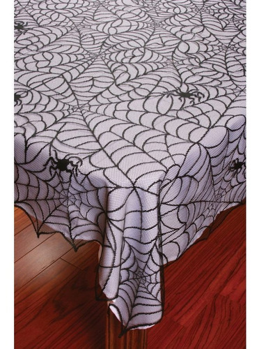 Imagen 1 de 3 de Mantel Halloween Telaraña