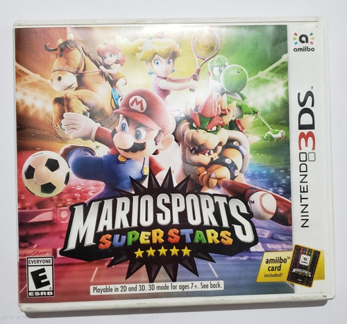 Mario Sports Super Stars Original De Nintendo 3ds En Caja 
