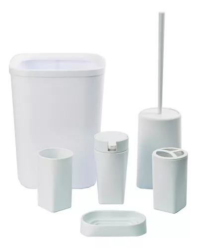 Set Tacho de Basura Escobilla Baño Nictom Color Negro - NICTOM CESTOS DE  RESIDUOS Y OTROS - Megatone