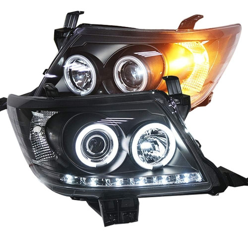 Faro Led Con Ojo De Angel Toyota Hilux 2006-2011