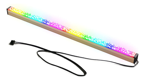 Barra De Luz Rgb Emisora De Luz, 28 Cm, Color Con Succión Ma