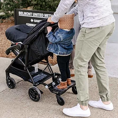 Minitabla Universal Para Cochecito Lascal Buggyboard, Negra,