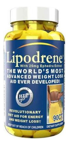 Termogênico Lipodren 90tabletes- Hi-tech Sem Sabor