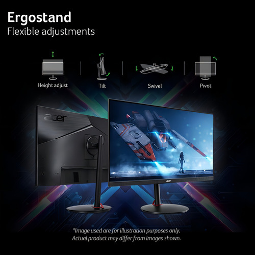 Monitor Gamer Acer con pantalla de 27" 144Hz 127V y resolución WQHD