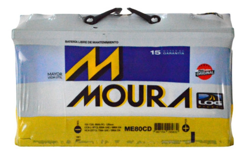 Batería Moura M80cd 12x80 D 80 Amp 715 Cca