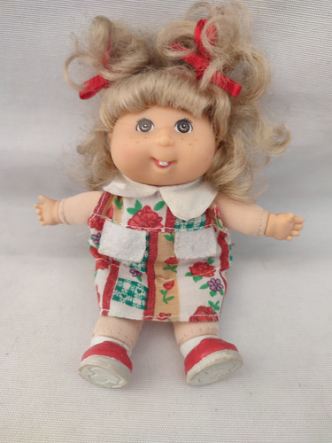 Muñeca Cabbage Patch Vestido Rosas 12 Cm Mattel (Usado)