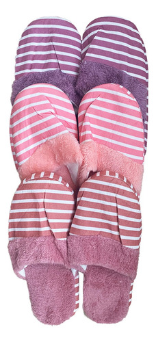 Set De 12 Pantuflas Mujer Con Diseños Y Estampados Diversos
