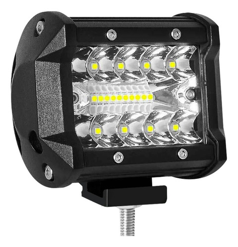 Faro Barra Auxiliar Led Spot 6500k 60w 12v/36v Alta Calidad