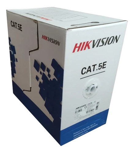 Bobina De Cable Utp Hikvision 305 Mts Cat 5e 100% Cobre