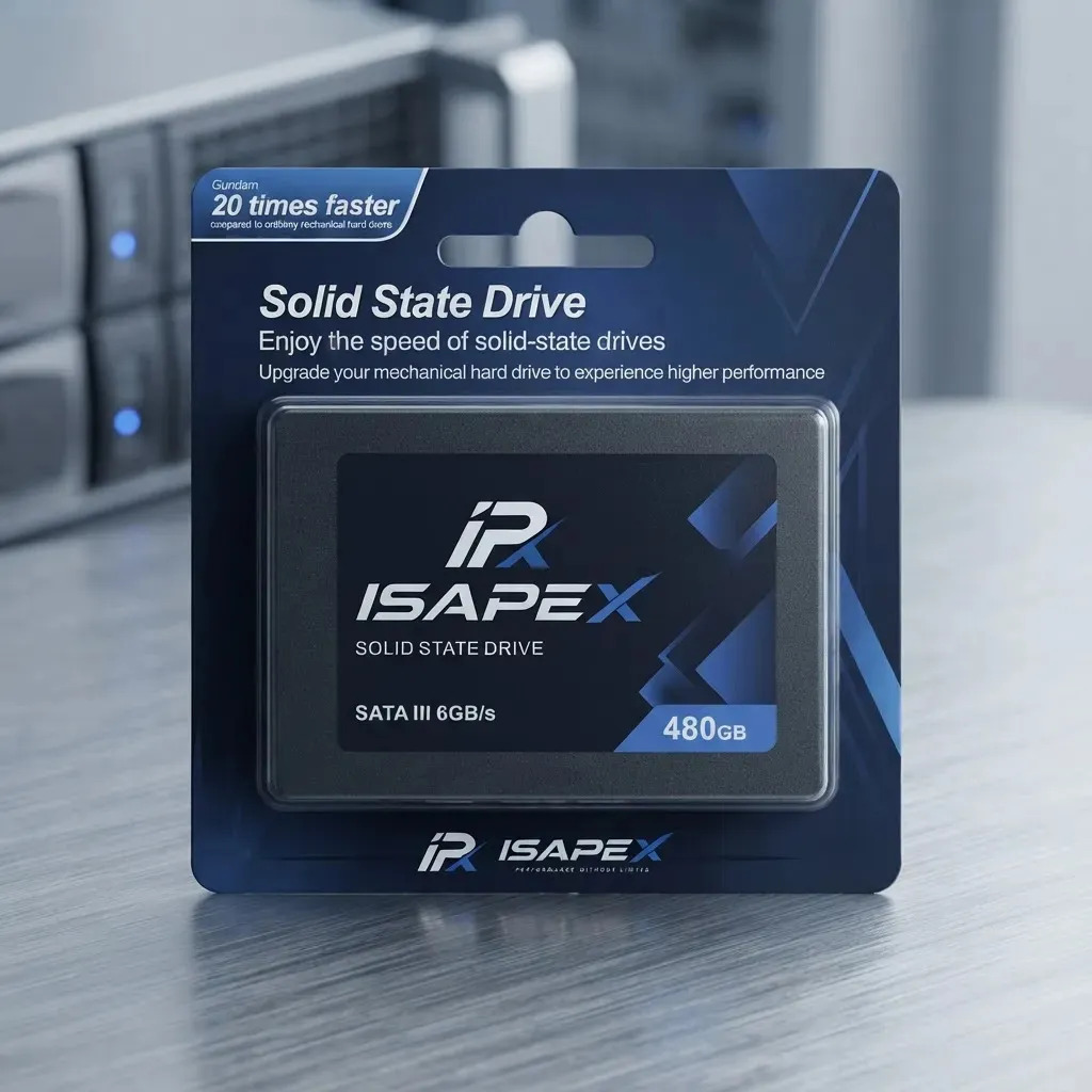 S441486012 Hd Ssd Interno 480gb 2,5 Sata3 6gb/s Para Computador pcNotebook Velocidade De Leitura/Gravação De 550mb/s - Preto - isapex