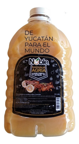 Jugo Concentrado De Naranja Agria Noble De 3.78 L