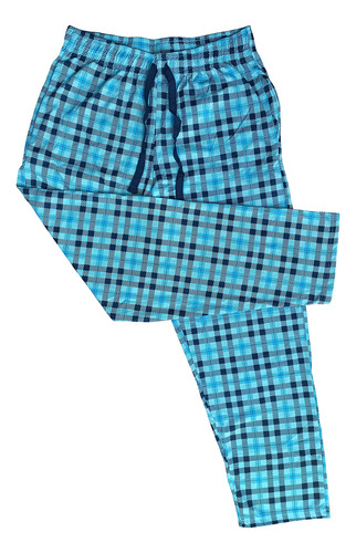 Pijama Caballero Playera Manga Y Pantalón Conjunto Algodón