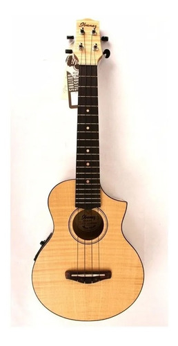 Ukelele Electroacústico Ibanez Uew12e Con Corte- Oferta!