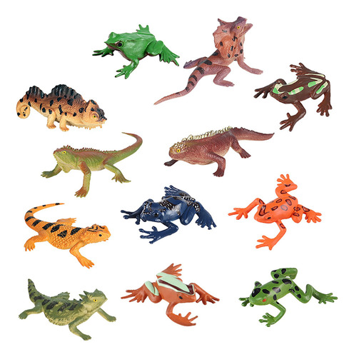 Mini Animales De Simulación Colorida Y Animalitos Pequeños M