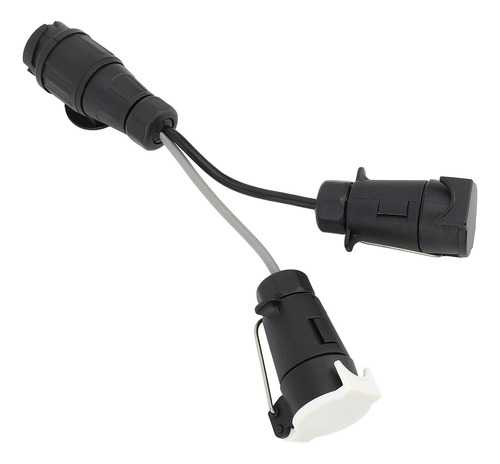 Adaptador De 13 A 7 Pines, Enchufe De Remolque Doble, 12 V,