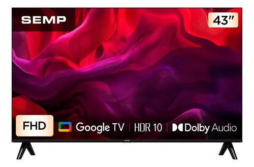 Smart Tv Led Resolução Fhd 43 Semp 43s42 Hdr10 Dolby Audi