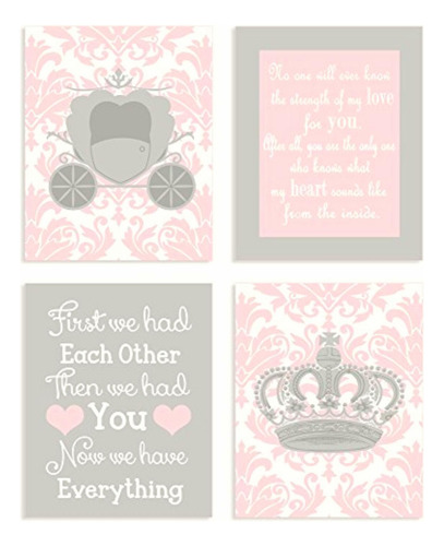 The Kids Room By Stupell Sweet Messages In Pink And Grey
