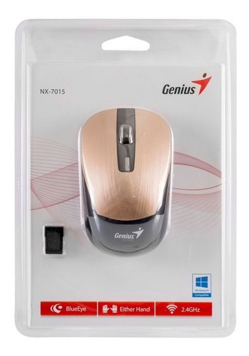 Mouse inalámbrico Genius NX-7015 gold
